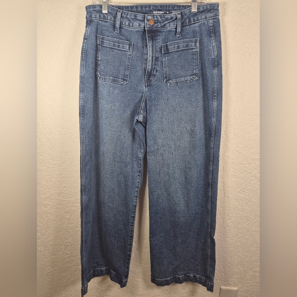 Old Navy Women's Straight Leg Blue Jeans